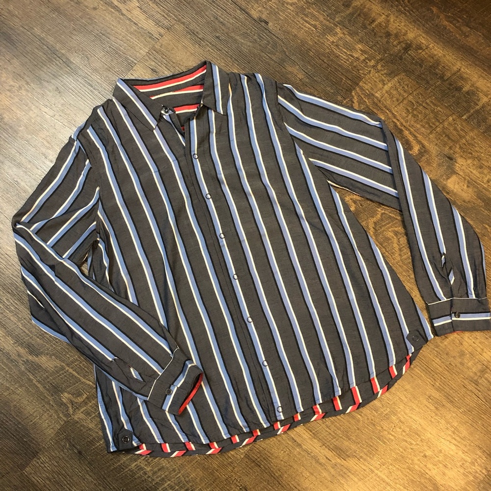 REVERSIBLE button down size small.